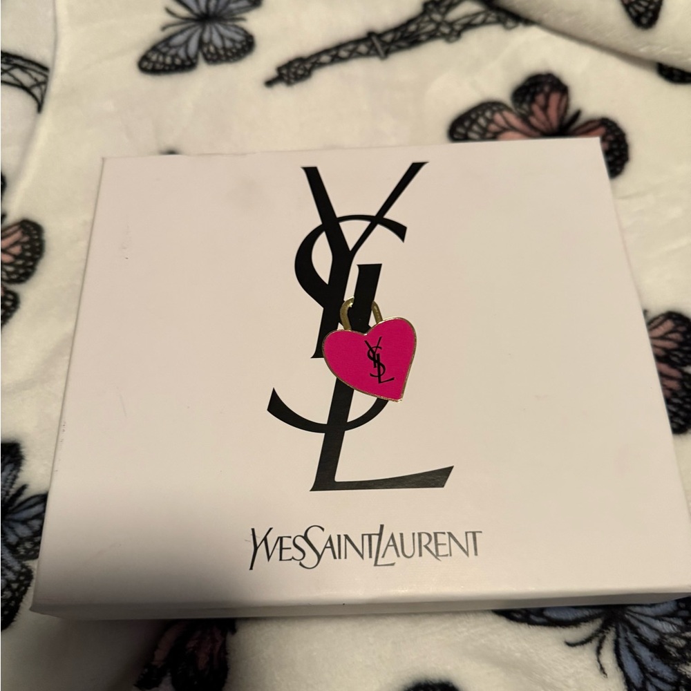 Yves Saint Laurent Vibrant Pink Heart Charm